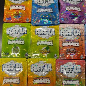 Puff LA Liquid Diamonds & Hash Rosin Gummies 500mg